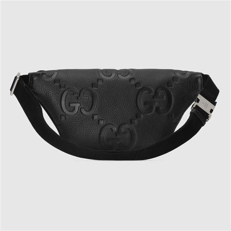 gucci retro gg logo belt bag fanny pack|Jumbo GG small belt bag in black leather .